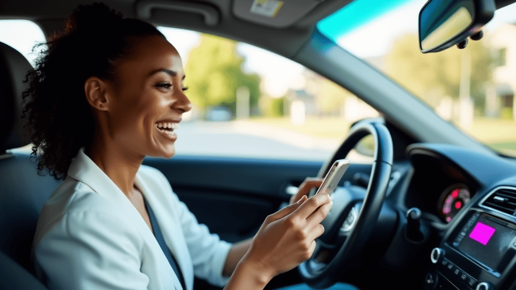 Person applying for loans for Lyft drivers.